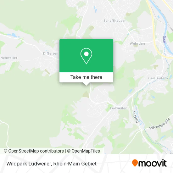 Карта Wildpark Ludweiler