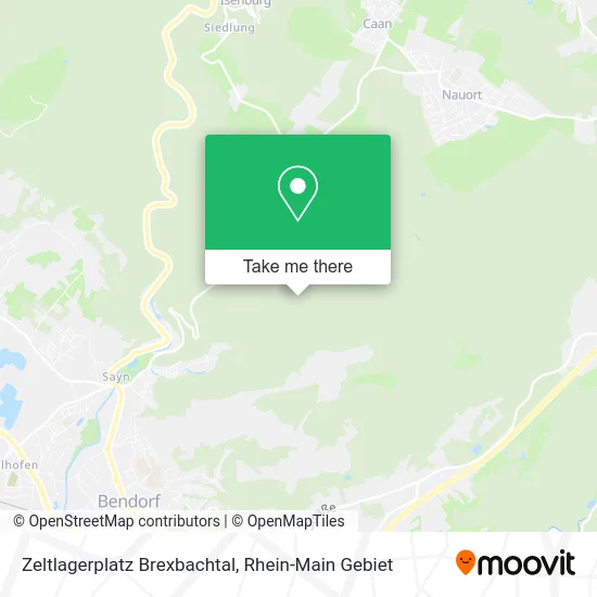 Карта Zeltlagerplatz Brexbachtal