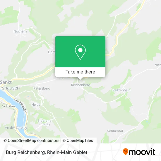 Карта Burg Reichenberg