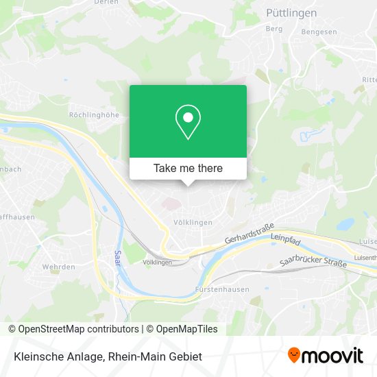 Карта Kleinsche Anlage