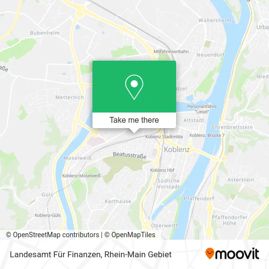 Карта Landesamt Für Finanzen