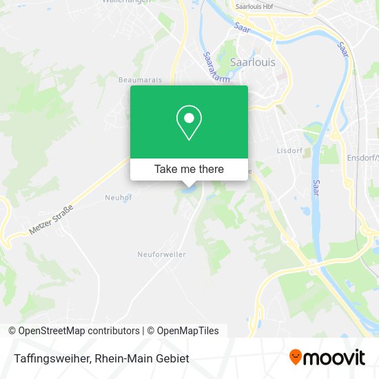 Карта Taffingsweiher