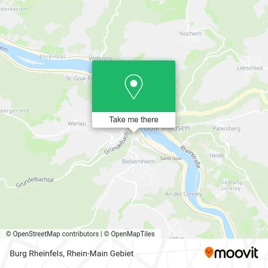 Карта Burg Rheinfels