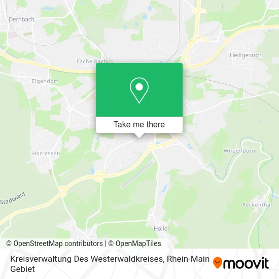 Карта Kreisverwaltung Des Westerwaldkreises