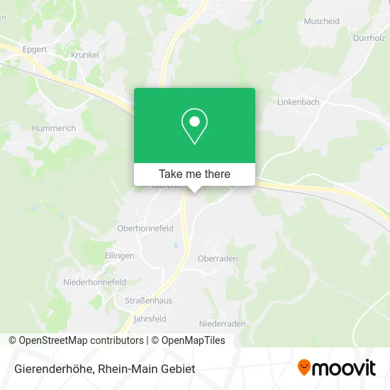 Карта Gierenderhöhe