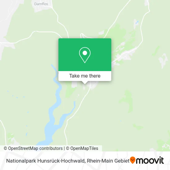 Карта Nationalpark Hunsrück-Hochwald