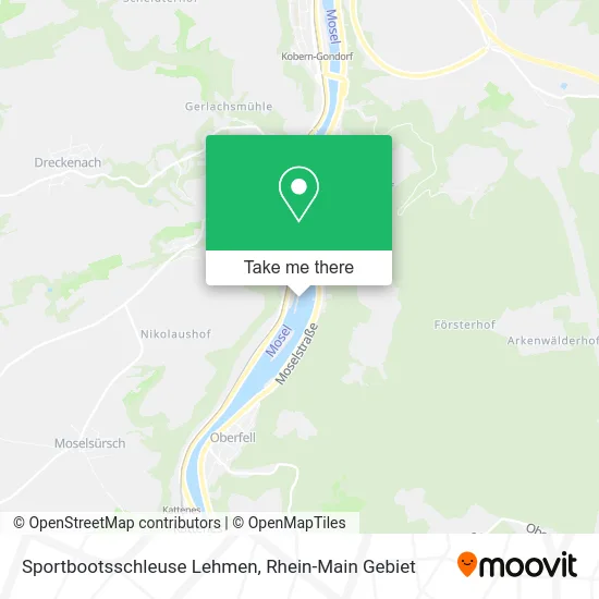 Карта Sportbootsschleuse Lehmen