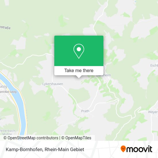 Карта Kamp-Bornhofen