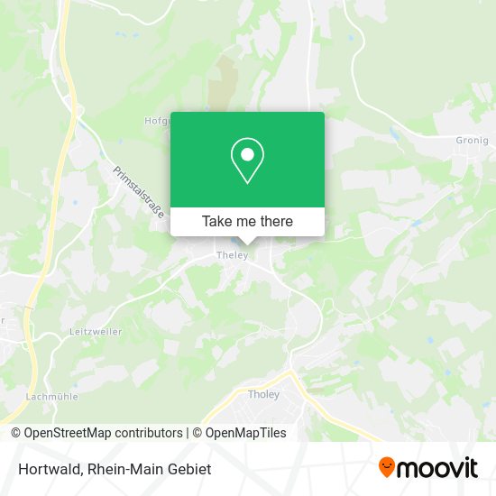 Карта Hortwald