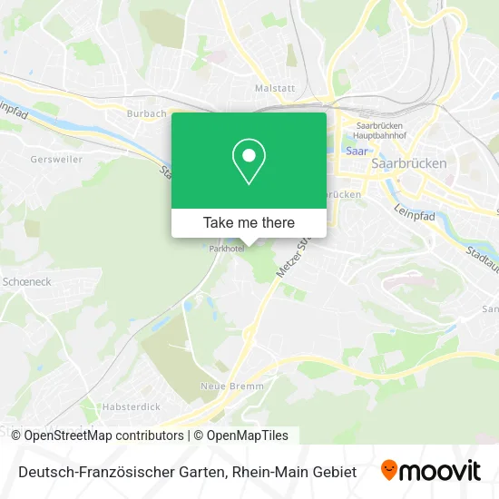 Карта Deutsch-Französischer Garten