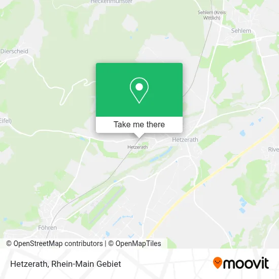 Hetzerath map