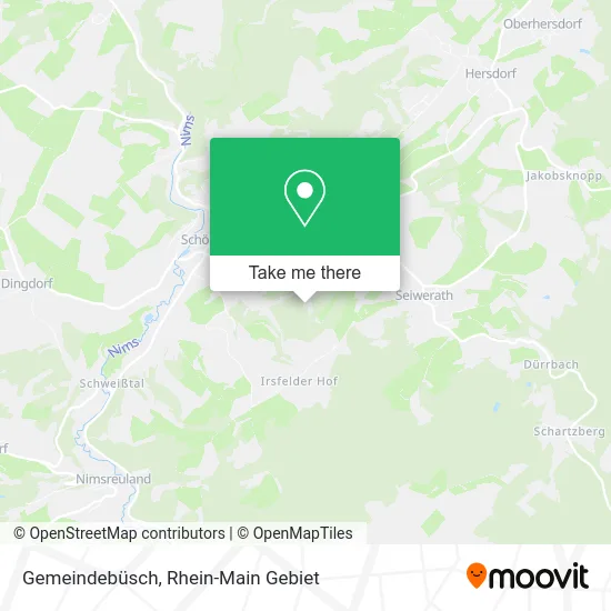 Карта Gemeindebüsch