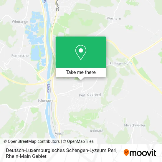 Карта Deutsch-Luxemburgisches Schengen-Lyzeum Perl