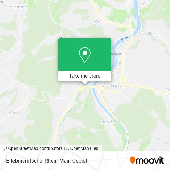 Карта Erlebnisrutsche