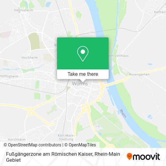 Карта Fußgängerzone am Römischen Kaiser