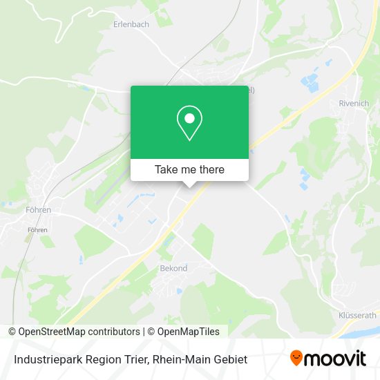 Карта Industriepark Region Trier