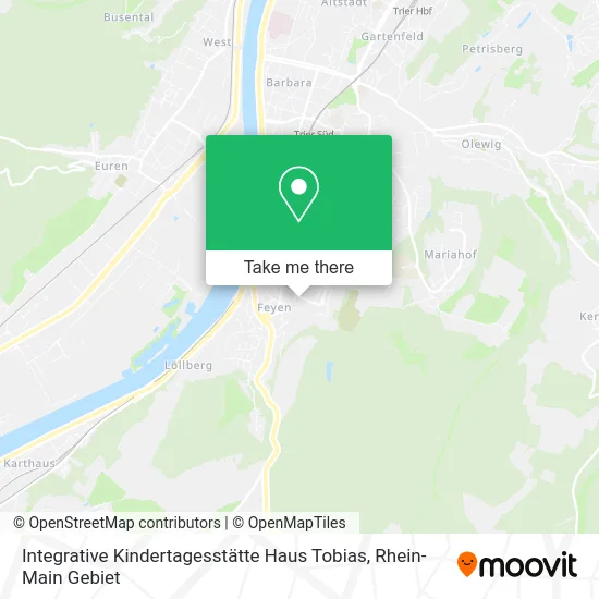 Карта Integrative Kindertagesstätte Haus Tobias