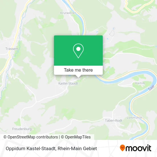 Карта Oppidum Kastel-Staadt
