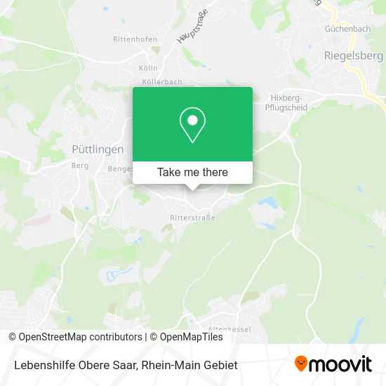 Карта Lebenshilfe Obere Saar