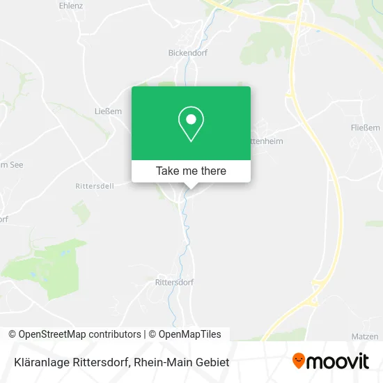 Карта Kläranlage Rittersdorf