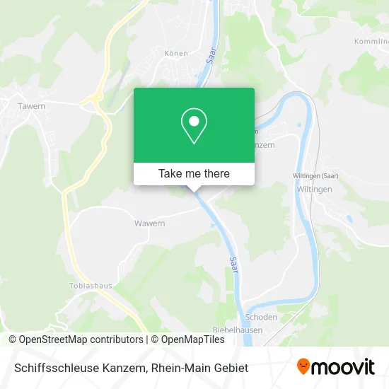 Карта Schiffsschleuse Kanzem