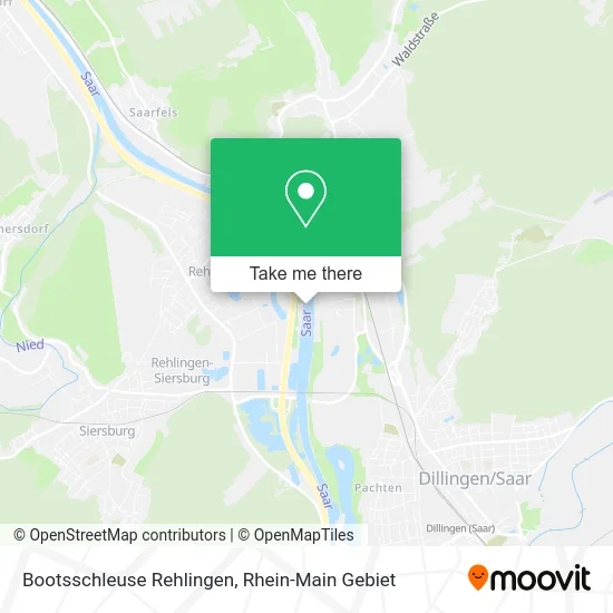 Bootsschleuse Rehlingen map