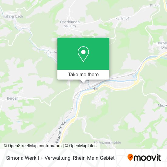 Карта Simona Werk I + Verwaltung