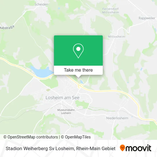 Карта Stadion Weiherberg Sv Losheim