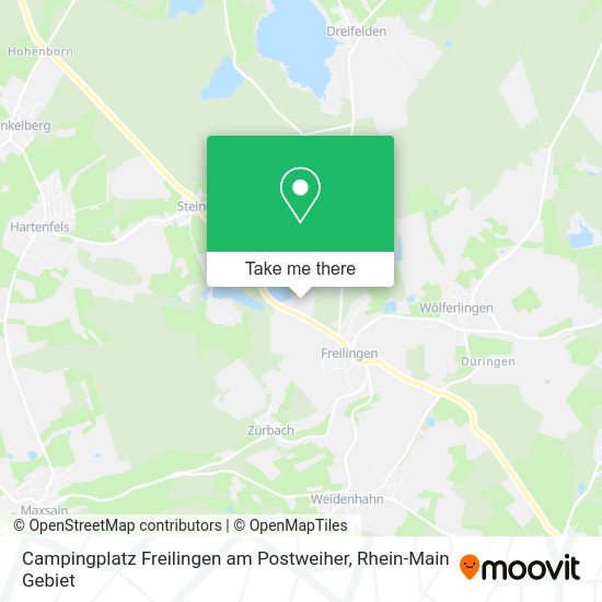 Карта Campingplatz Freilingen am Postweiher