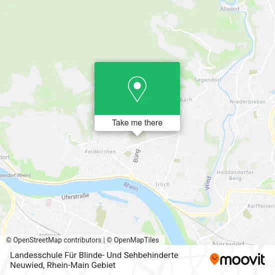 Карта Landesschule Für Blinde- Und Sehbehinderte Neuwied