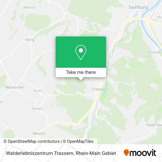 Карта Walderlebniszentrum Trassem