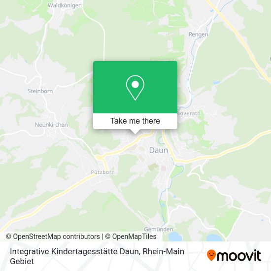 Карта Integrative Kindertagesstätte Daun