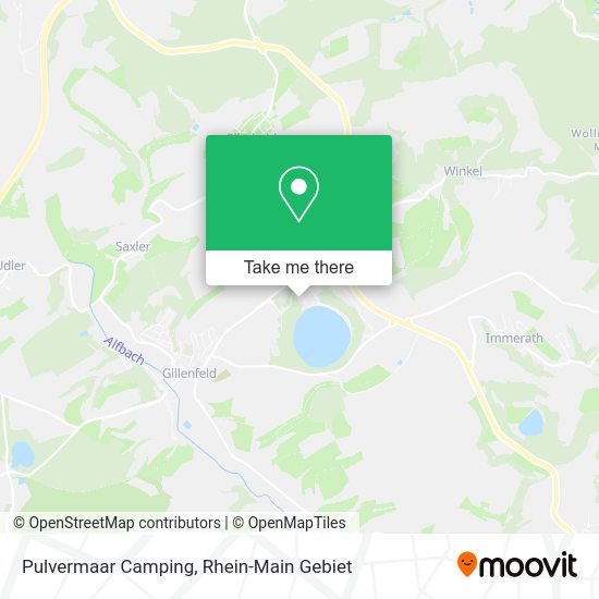 Карта Pulvermaar Camping