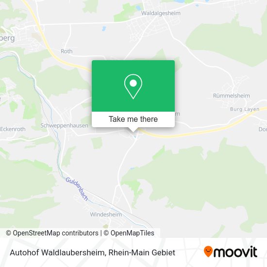 Autohof Waldlaubersheim map