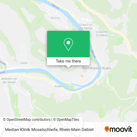 Карта Median Klinik Moselschleife