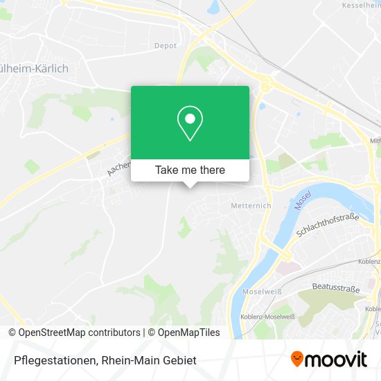 Карта Pflegestationen