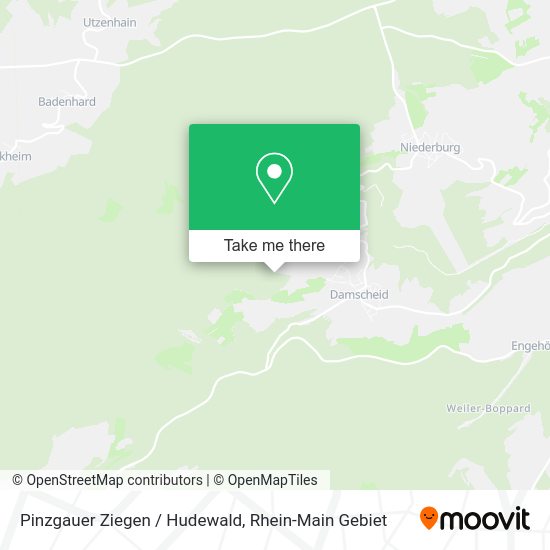 Карта Pinzgauer Ziegen / Hudewald