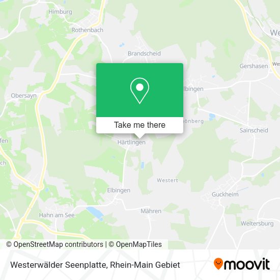 Карта Westerwälder Seenplatte