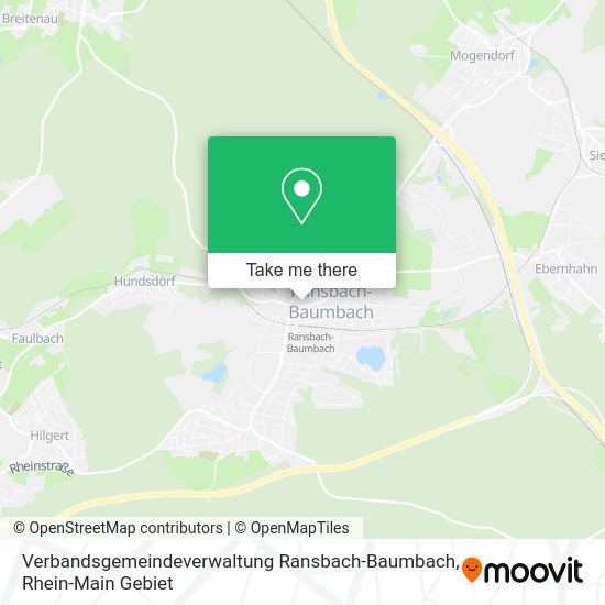 Карта Verbandsgemeindeverwaltung Ransbach-Baumbach