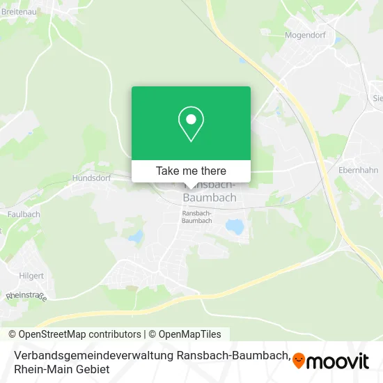 Карта Verbandsgemeindeverwaltung Ransbach-Baumbach