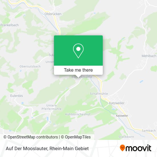 Карта Auf Der Mooslauter