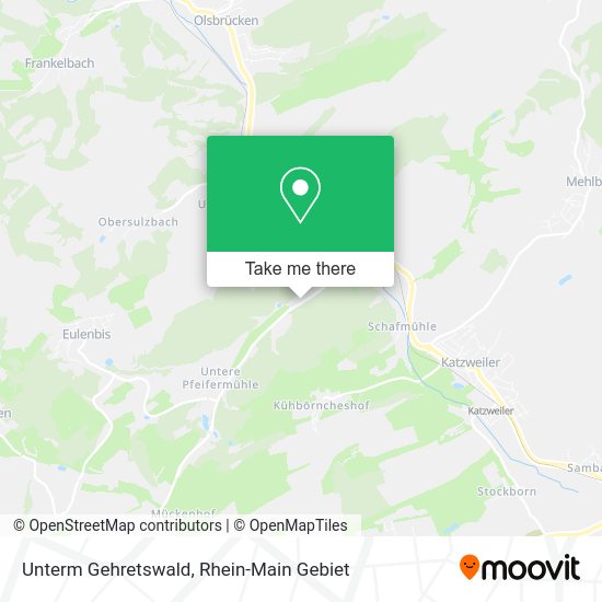 Unterm Gehretswald map