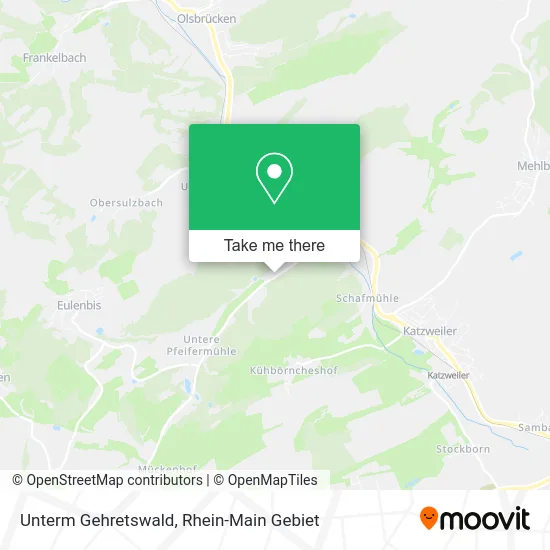 Карта Unterm Gehretswald
