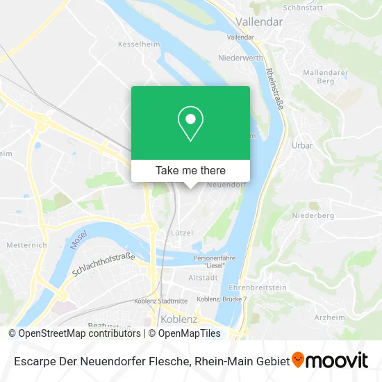 Карта Escarpe Der Neuendorfer Flesche