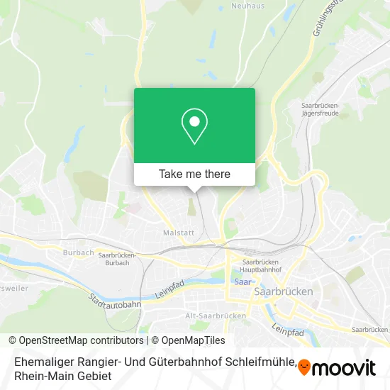 Карта Ehemaliger Rangier- Und Güterbahnhof Schleifmühle