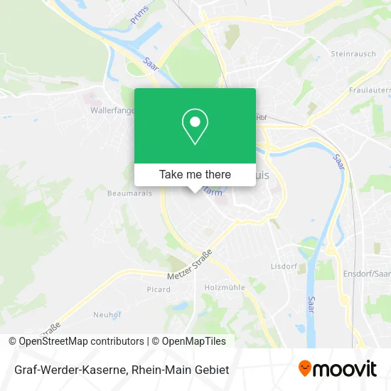 Карта Graf-Werder-Kaserne