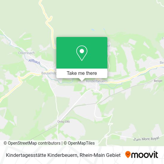 Карта Kindertagesstätte Kinderbeuern