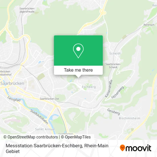 Карта Messstation Saarbrücken-Eschberg