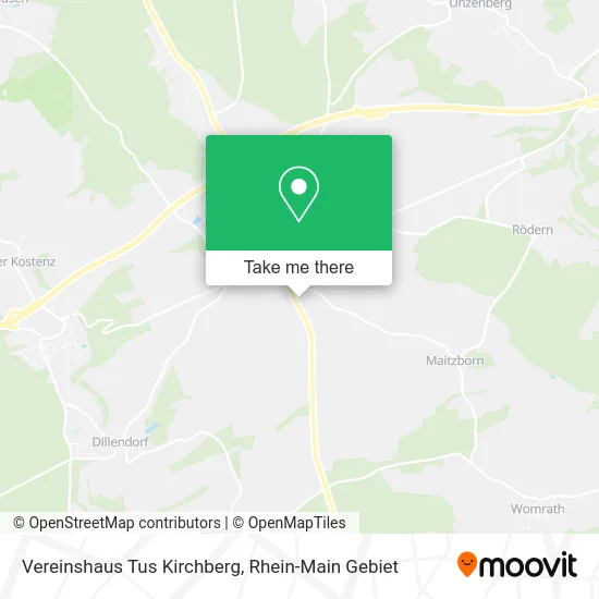Карта Vereinshaus Tus Kirchberg