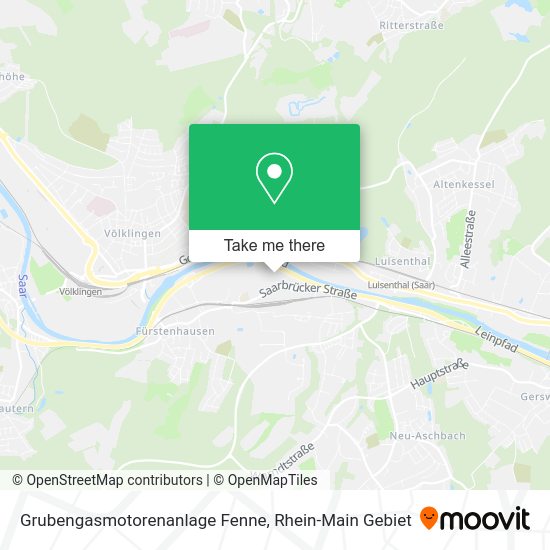 Карта Grubengasmotorenanlage Fenne